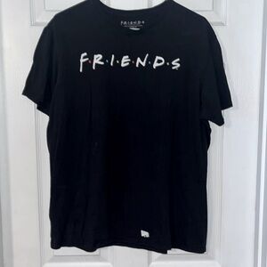 Women’s Friends Tee, Large, Black
